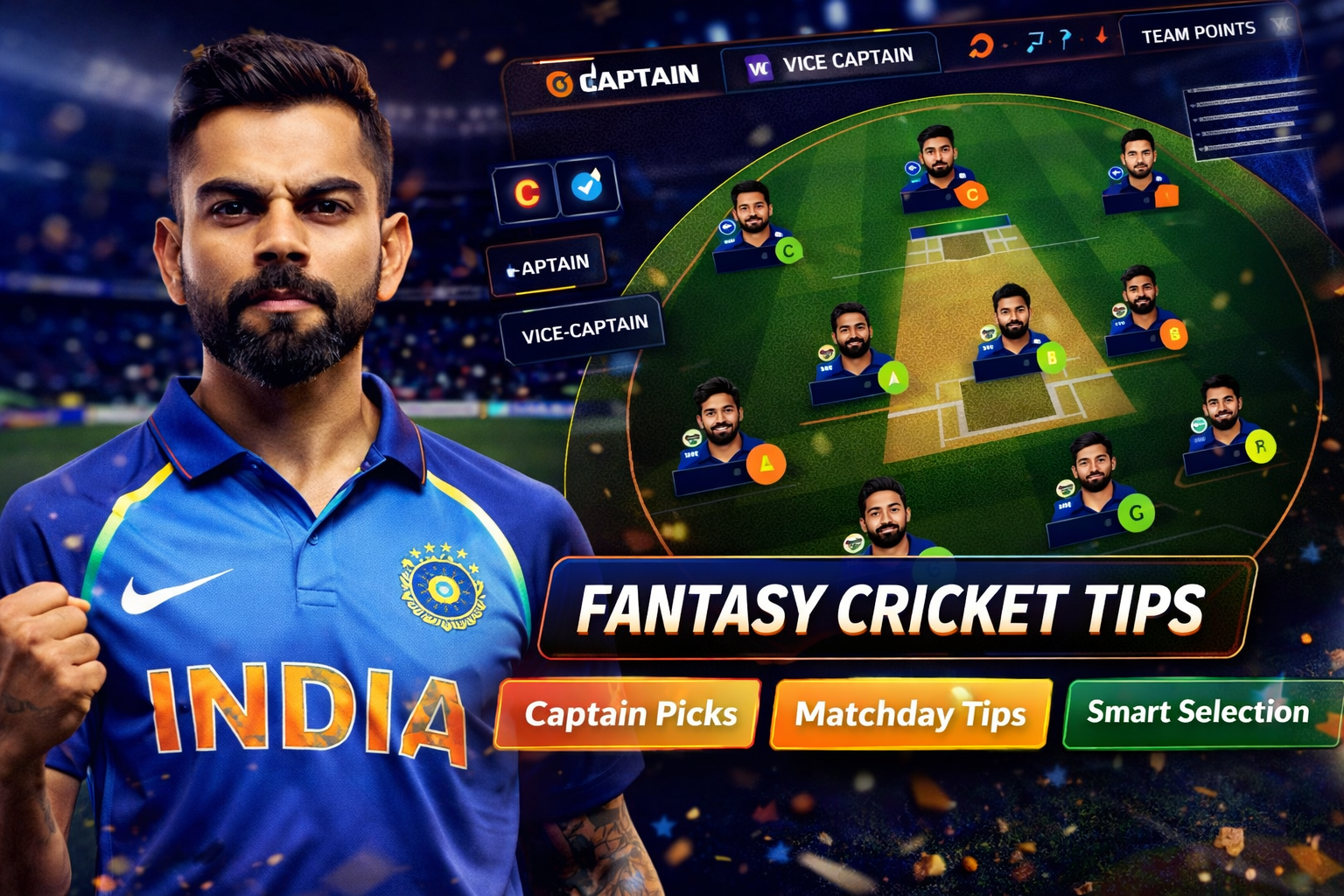 Cricket Download role based fantasy cricket checklist